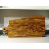 Cutting board in olive wood 43x20x3 cm