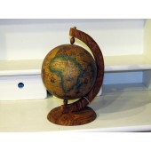 Big globe with olive wood