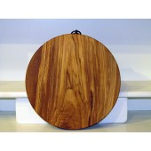 Cutting board in olive wood d. 30 h 3 cm